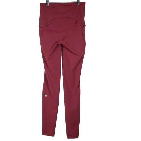 Lululemon Women's US6 Cassis Red Swift Speed  High-Rise 26’ Tight Yoga Pants - Picture 7 of 11
